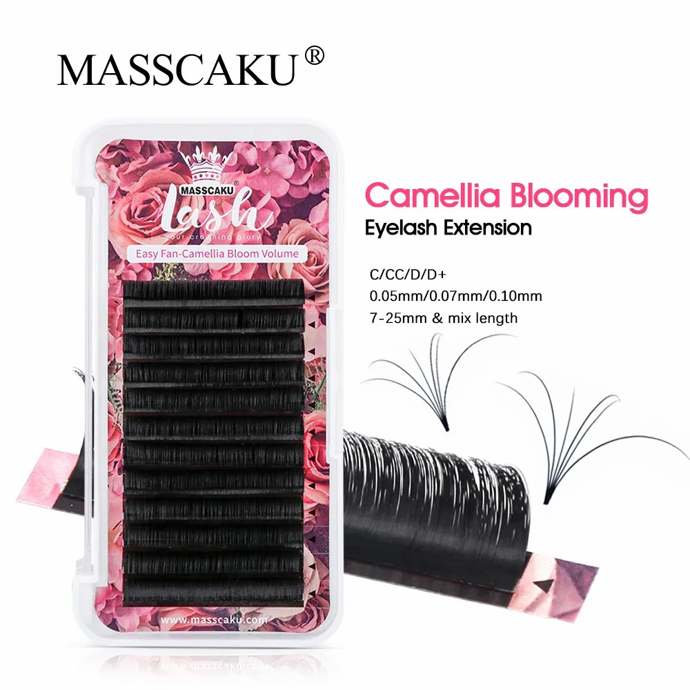 Eyelash Extension Mega Volume - Pestañas Postizas MASSCAKU Easy Fanning Volume