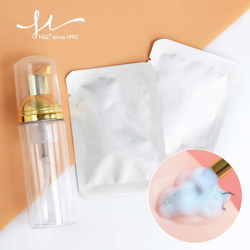 Eyelash Extension Wash Kit - H & L 5ml champú para