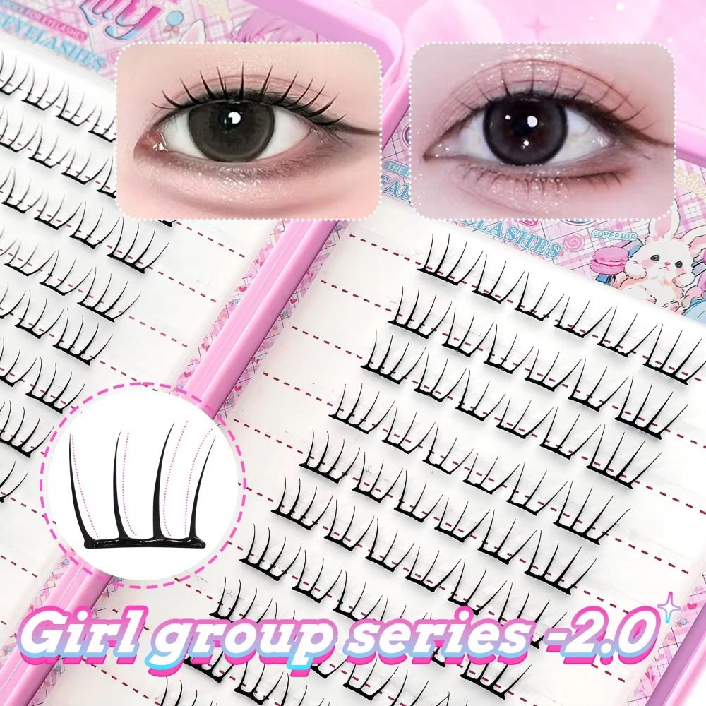 Eyelash Extension No 8 - 24 Filas de Pestañas Postizas de