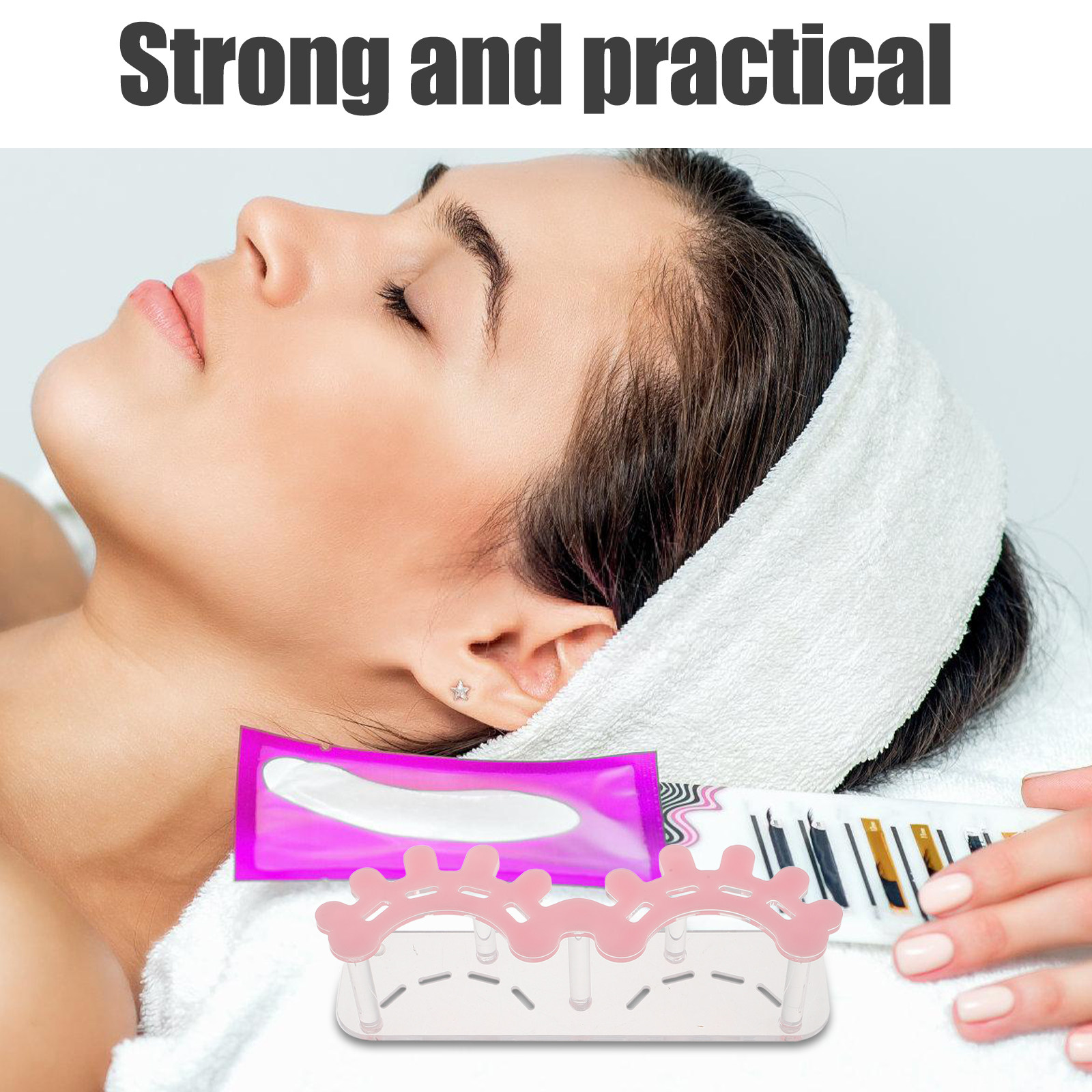 Eyelash Extension No 8 - Organizador de Pinzas para Pestañas de
