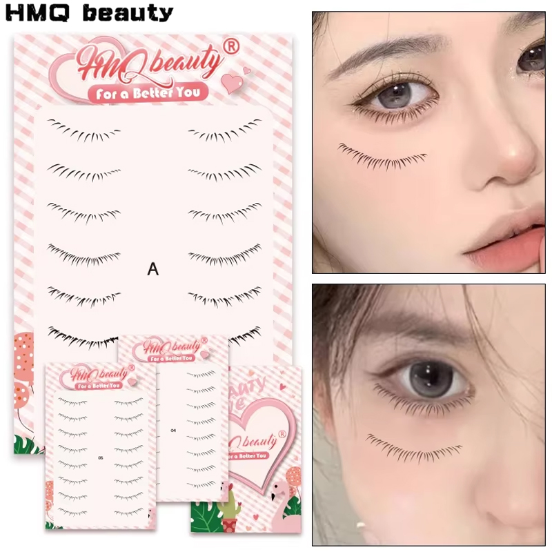 Eyelash Extension No 8 - 8 pares de pegatinas para debajo