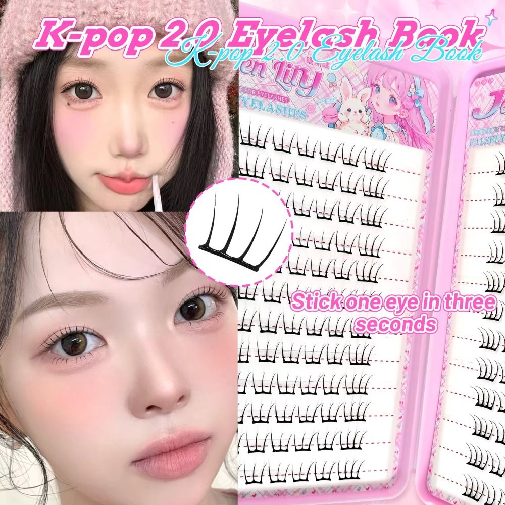 Eyelash Extension No 8 - Pestañas Postizas Autoadhesivas de 24 Filas,