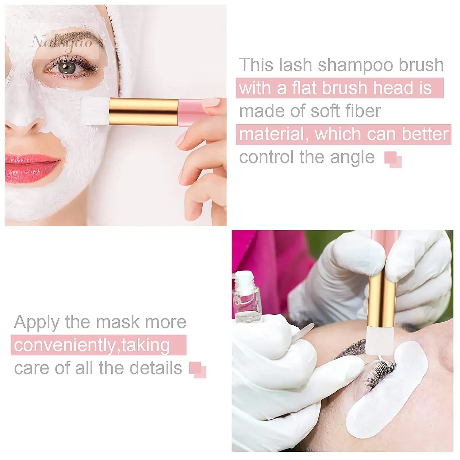 Botella de espuma para lavado  - Eyelash Extension Wash Kit reseña y precio