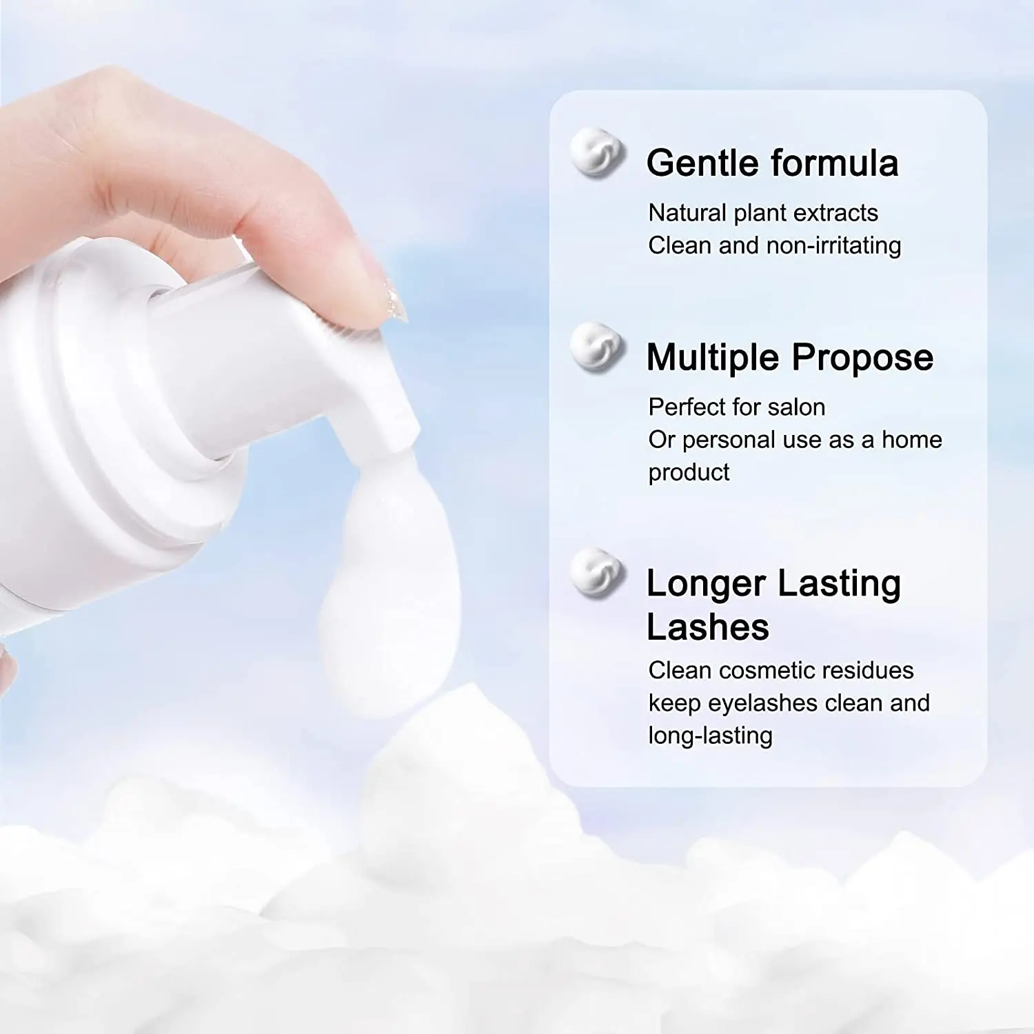 Lanthome-shampoo para extensió - Eyelash Extension Wash Kit reseña y precio