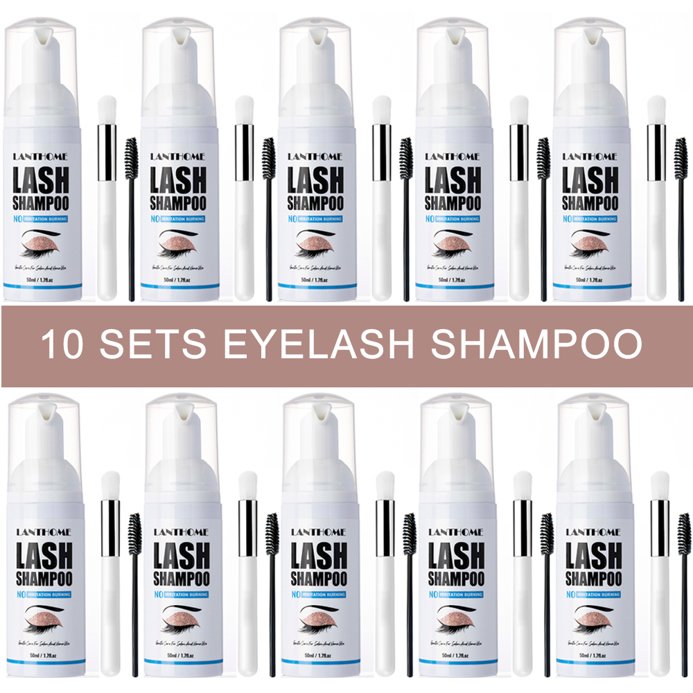 Lanthome Pro-shampoo para exte - Eyelash Extension Wash Kit reseña y precio
