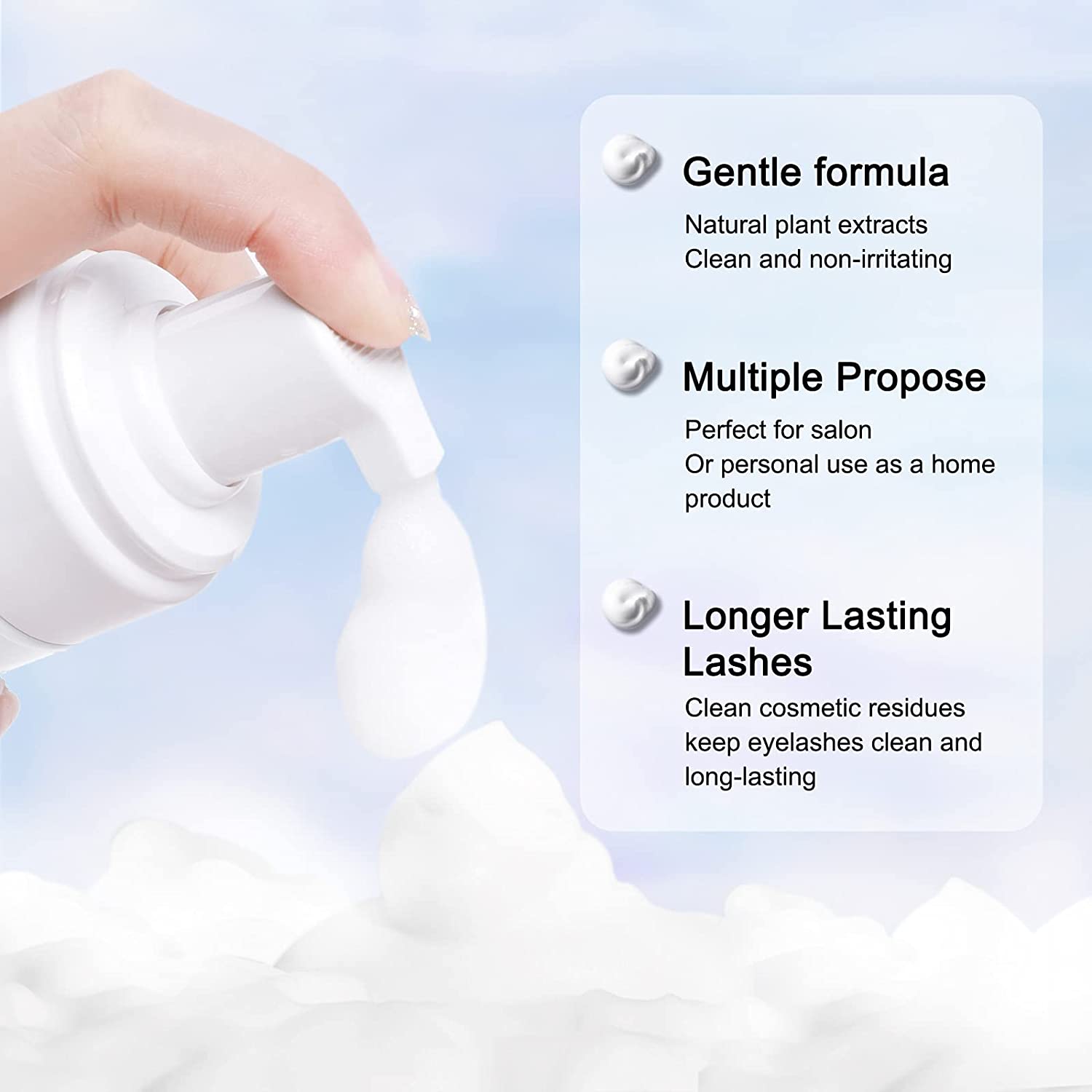 Lanthome Pro-shampoo para exte - Eyelash Extension Wash Kit reseña y precio