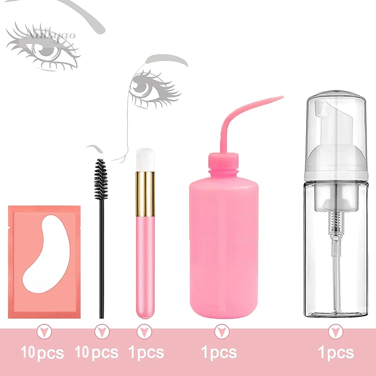 Kit de Limpieza para Extension - Eyelash Extension Wash Kit reseña y precio