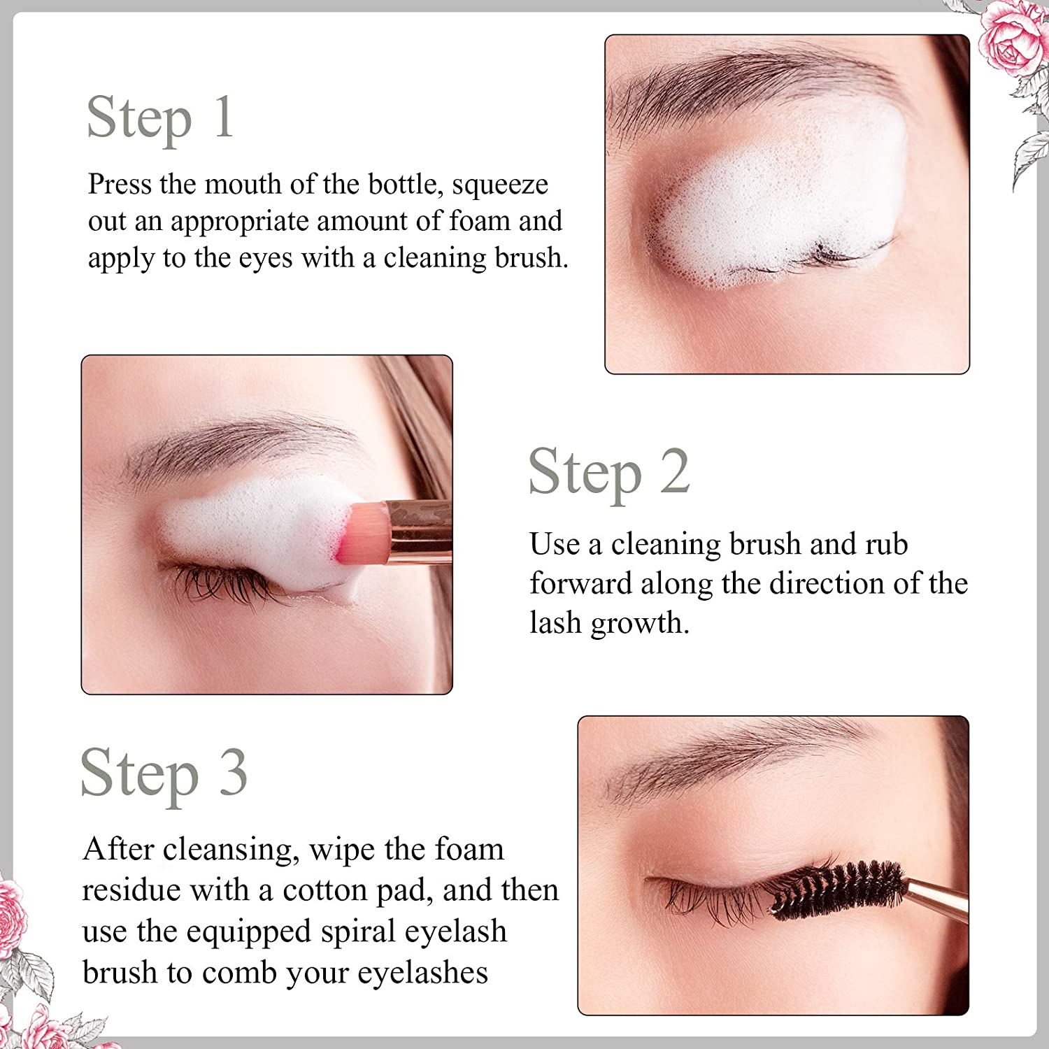 Juego de champú limpiador de e - Eyelash Extension Wash Kit reseña y precio
