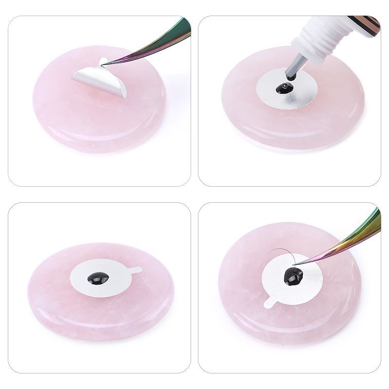 Paleta de pegamento para exten - Eyelash Extension Review reseña y precio
