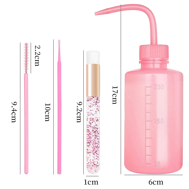 153 unids/set Kit de suministr - Eyelash Extension Wash Kit reseña y precio