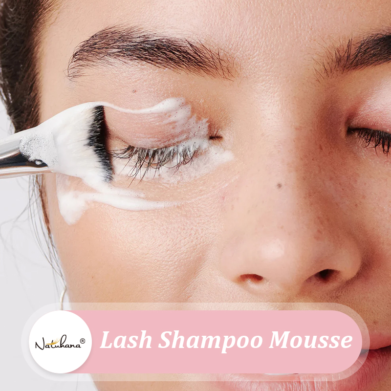 Natuhana-shampoo para extensió - Eyelash Extension Wash Kit reseña y precio