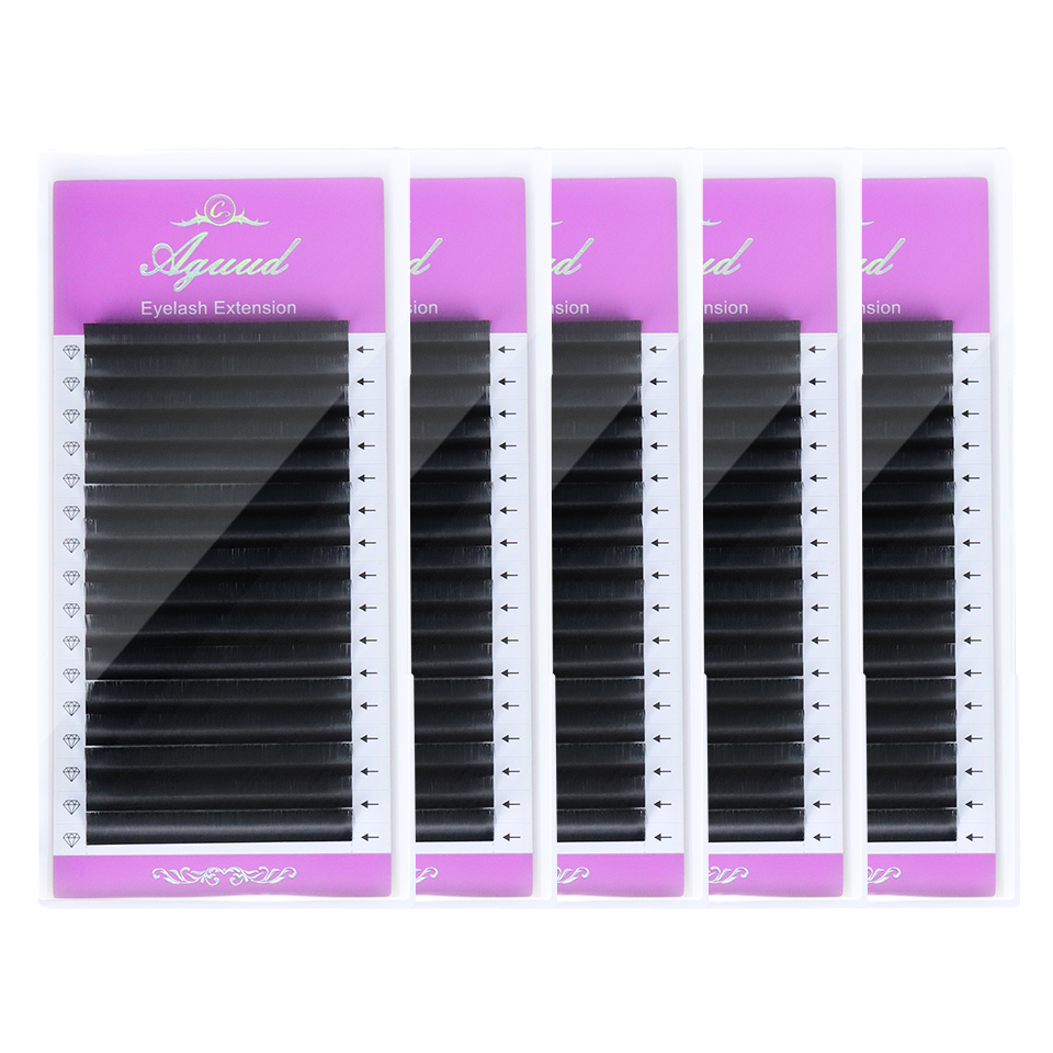 AGUUD 5 bandejas/lote NUEVAS P - Eyelash Extension Mega Volume reseña y precio