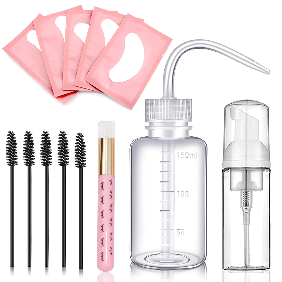 Kit de limpieza de extensiones - Eyelash Extension Wash Kit reseña y precio
