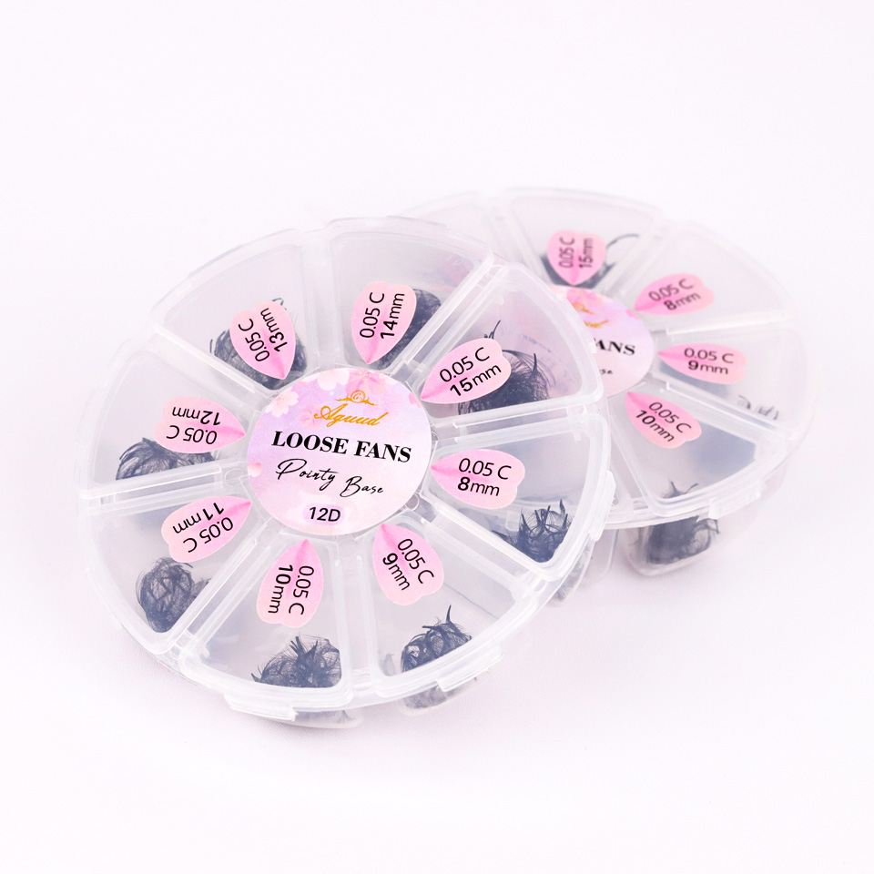 AGUUD 30D 40D grupo abanicos s - Eyelash Extension Review reseña y precio